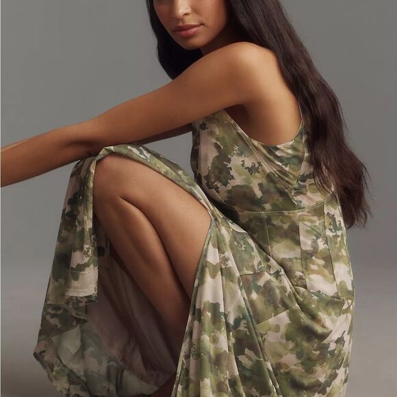 Anthropologie Pilcro Seamed V-Neck Mesh Women’s Dress Medium - Picture 5 of 5